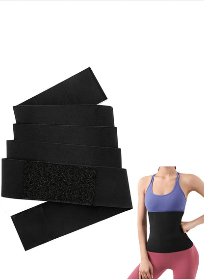 Waist Trimmer for Women, Invisible Wrap Waist Trainer Tape,Shaper Belt Adjustable Waist Trimmer